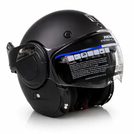 Casque Modulable NOX Premium Double Visière – ECE 22.06, Protection &amp; Confort (4/10)