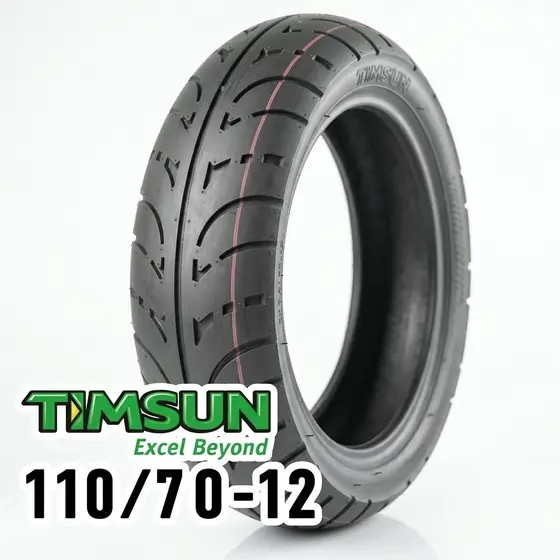 Pneus TIMSUN 110/70-12 47N TS626 avant/arrière pour scooters