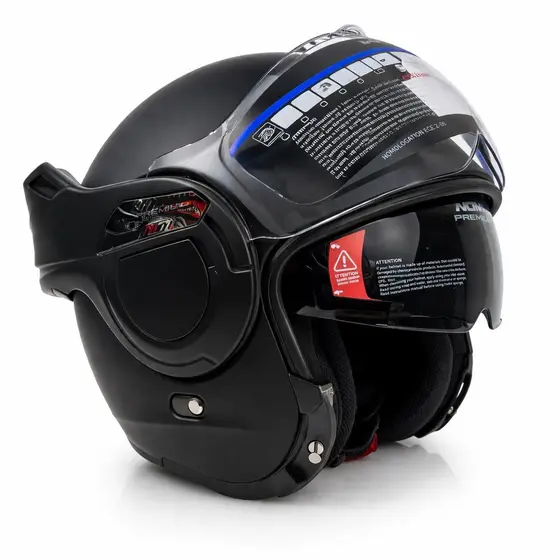 Casque Modulable NOX Premium Double Visière – ECE 22.06, Protection &amp; Confort (3/10)