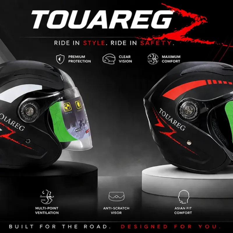 Casque touring TOUAREG à double visière