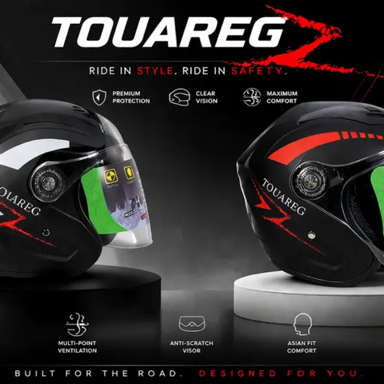 TOUAREG Dual-Visor Touring Helmet