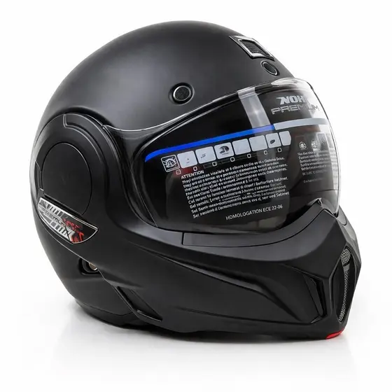 Casque Modulable NOX Premium Double Visière – ECE 22.06, Protection &amp; Confort (5/10)