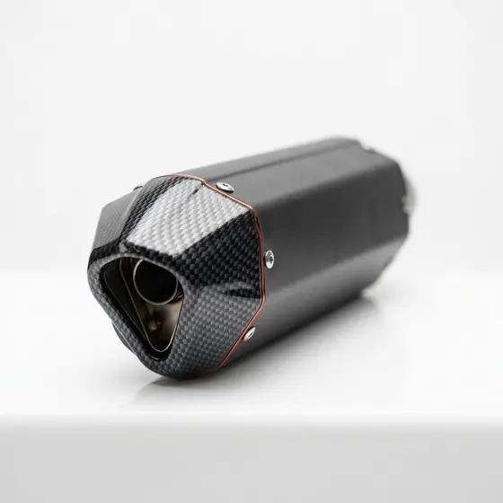 Pot Echappement Moto Hexagonal (4/7)