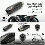 Pot Echappement Moto Style Carbone Hexagonal - Image 1 - ALGA MOTO
